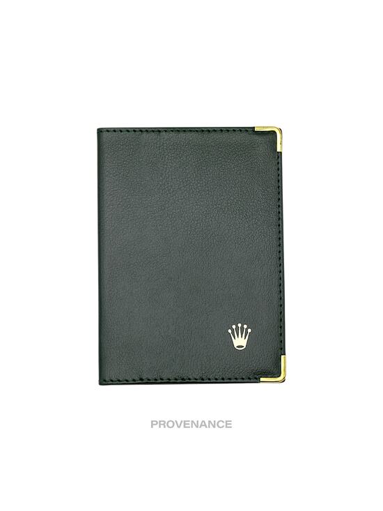 Rolex Handbags - 🔴 Rolex Crown Passport Wallet - Forest Green Leather R